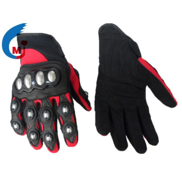 Motorrad Handschuh aus Syn Leder Stoff PVC Echtes Leder